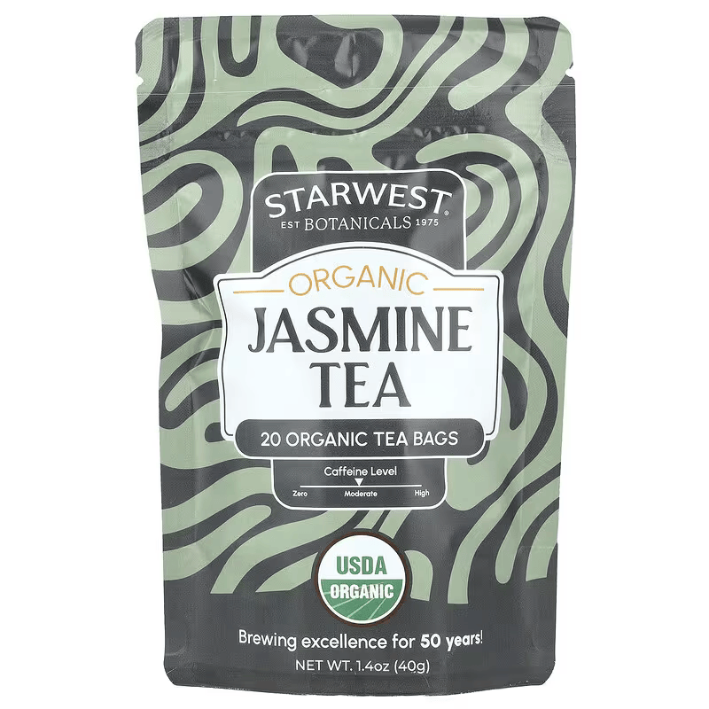 Organic Jasmine Green Tea – 20 Tea Bags (1.4 oz / 40 g)