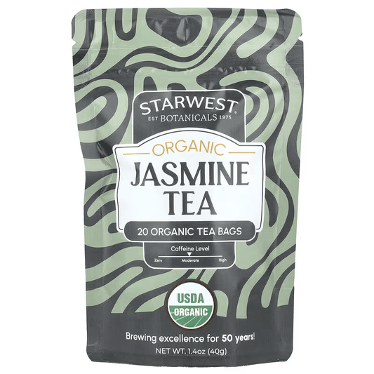 Organic Jasmine Green Tea – 20 Tea Bags (1.4 oz / 40 g)