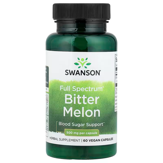 Swanson Full Spectrum® Bitter Melon – 500 mg (60 Vegan Capsules)